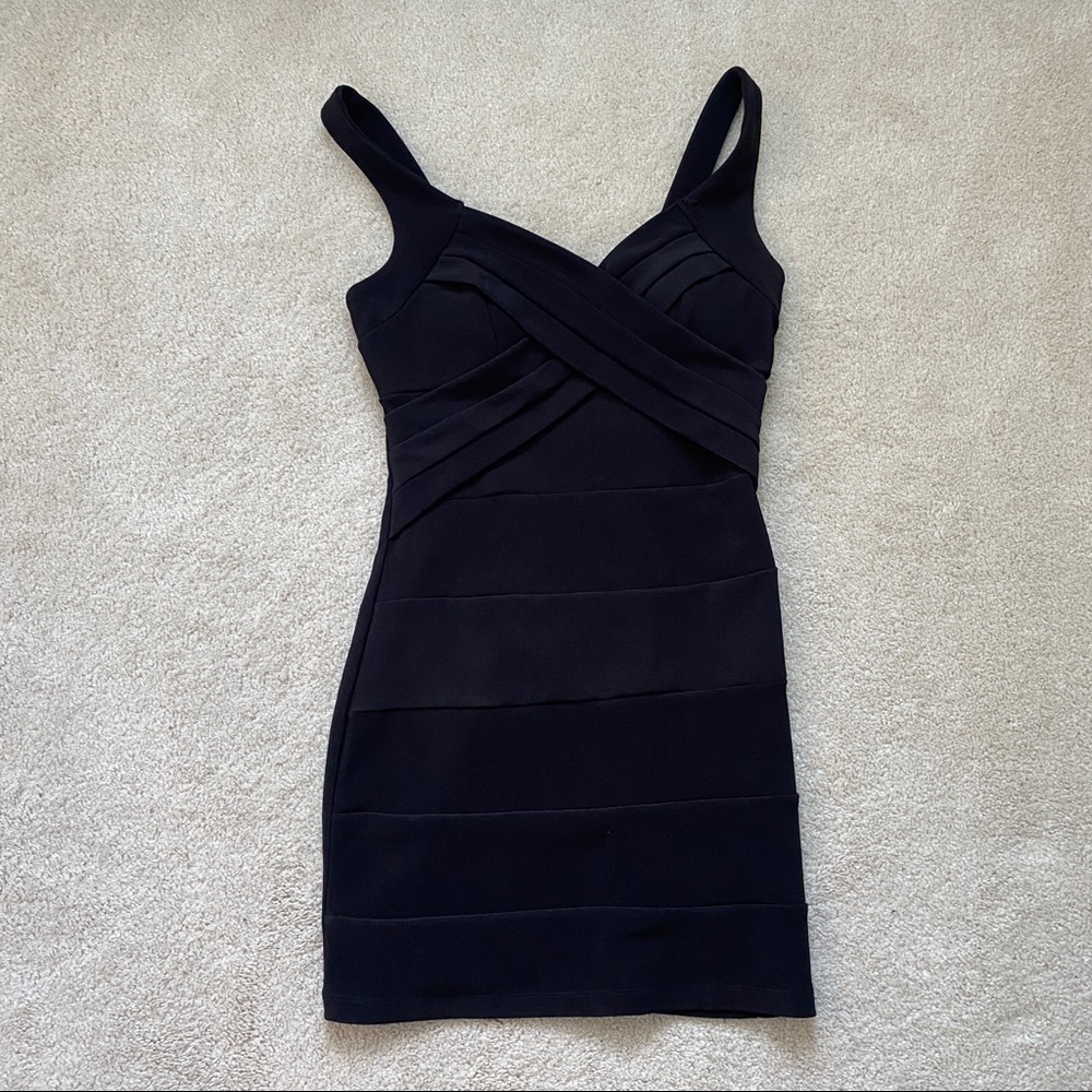 Windsor black body con dress size M